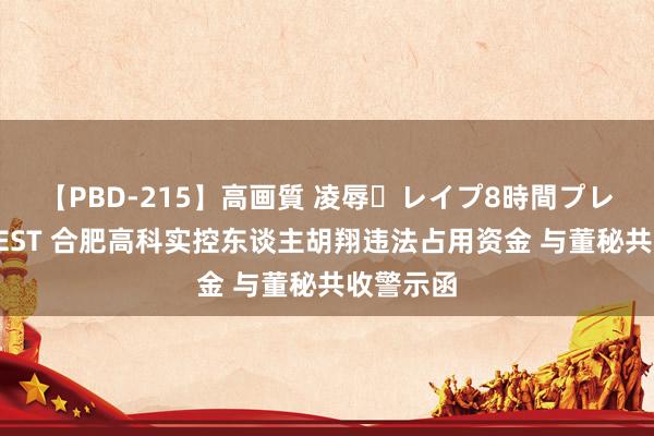 【PBD-215】高画質 凌辱・レイプ8時間プレミアムBEST 合肥高科实控东谈主胡翔违法占用资金 与董秘共收警示函