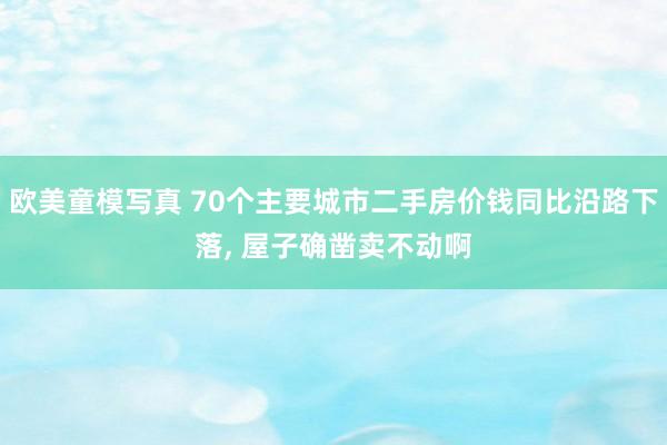 欧美童模写真 70个主要城市二手房价钱同比沿路下落, 屋子确凿卖不动啊