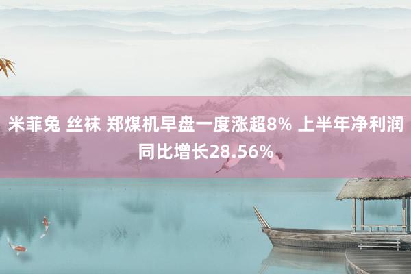 米菲兔 丝袜 郑煤机早盘一度涨超8% 上半年净利润同比增长28.56%