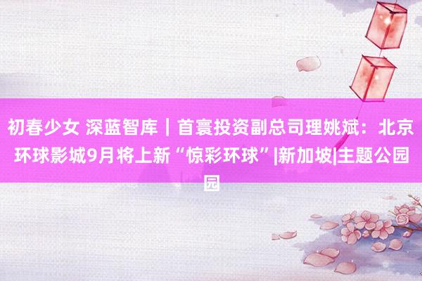 初春少女 深蓝智库｜首寰投资副总司理姚斌：北京环球影城9月将上新“惊彩环球”|新加坡|主题公园